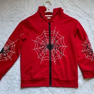 Spider zip up sweater